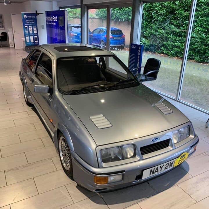 For Sale!! Factory Standard Ford Sierra RS Cosworth. Contact Tim for details 01572 724240 #Ford #Sierra #TimNorton #Classic timnortonmotors.co.uk