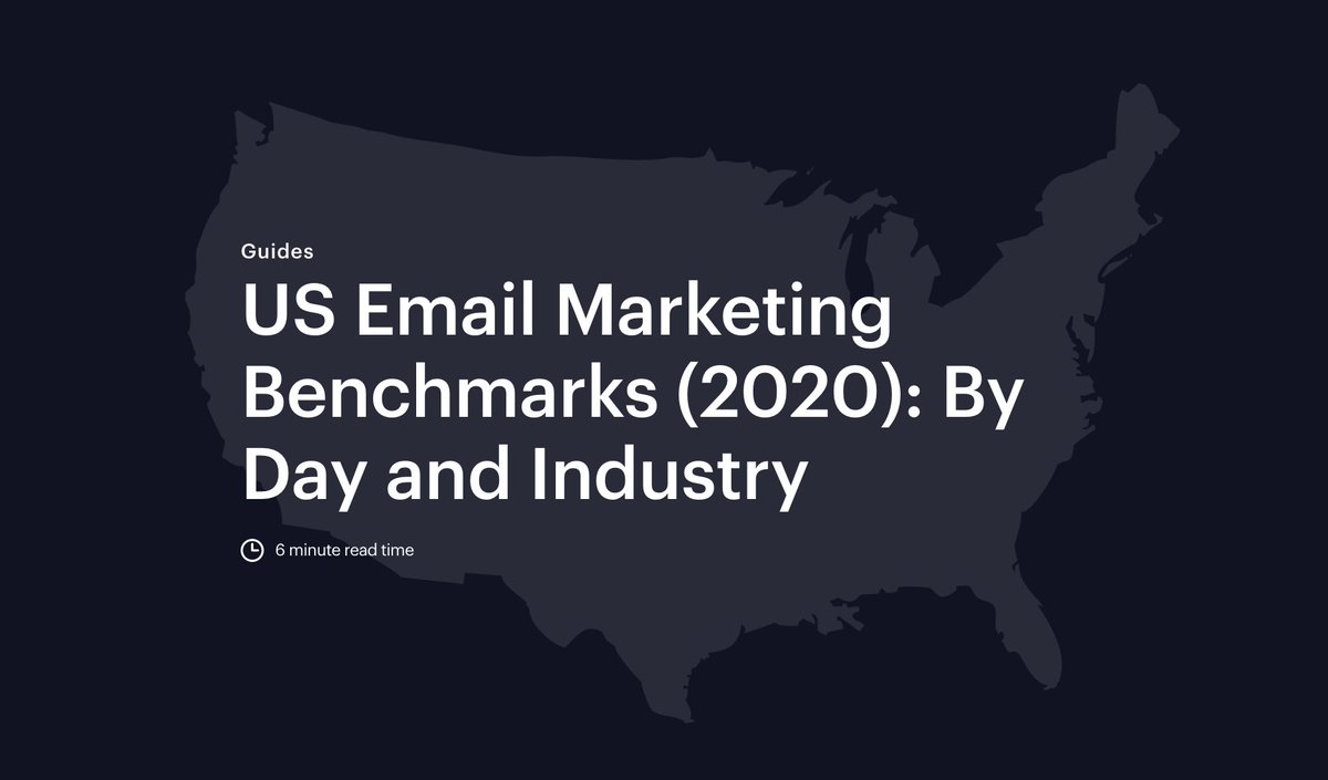 CampaignMonitor's tweet photo. Today we dropped the 2020 Benchmarks Report specifically for organizations in the United States. Check it out to find your industry's email benchmarks. 👇 https://t.co/MMEM0rbhq2

🌍 What country will be next? https://t.co/KxGr1A7Ceu