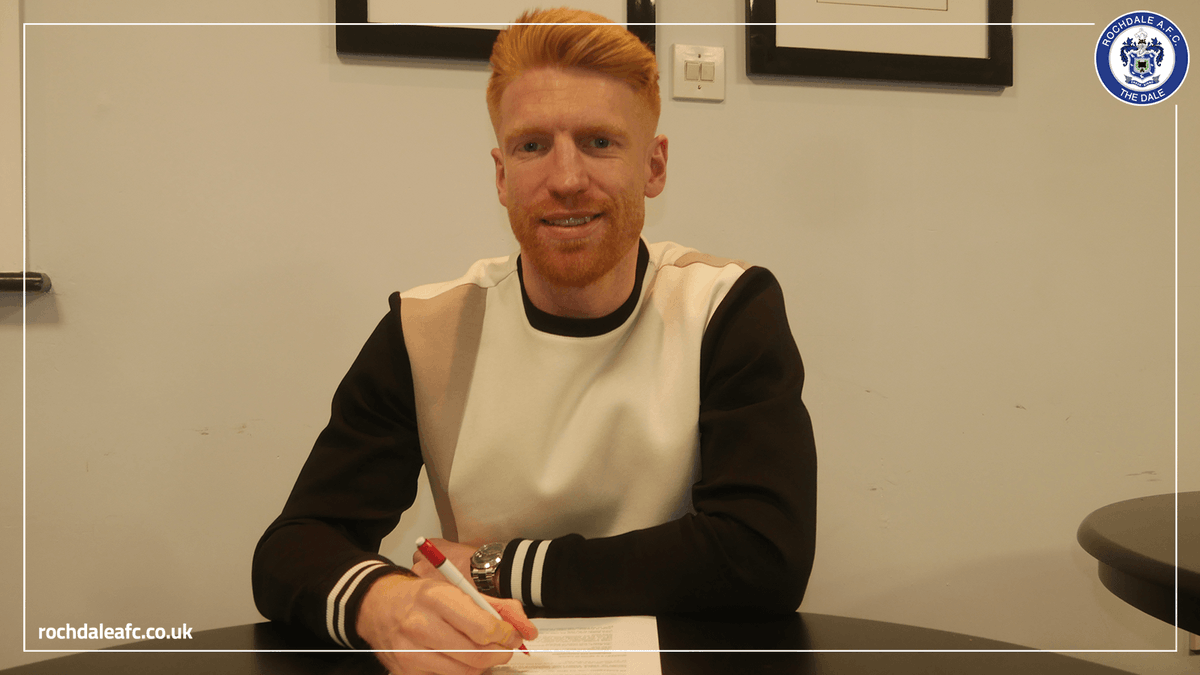 officiallydale's tweet photo. We're delighted to announce that Paul McShane has signed an 18-month contract with the Club! 😃

@pmacca15 ✍️

👉 https://t.co/tcMHv0qXrw #RAFC https://t.co/Xst0aGNGOV