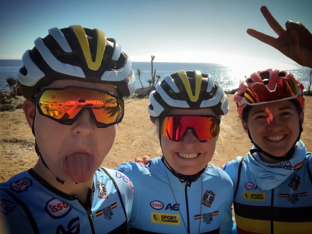 githamichielsbe's tweet photo. Greetz From Mojacar! Thank You @BELCyclingTeam 4 This Opportunity! So Great To Ride Together Again With The Funny/ Strong Road Gang π₯°! πͺπͺπͺ #thankfull #belgiancycling #sportvlaanderen #roadbuddies #thankyougirls #still2togo https://t.co/8nDeLO2pA9