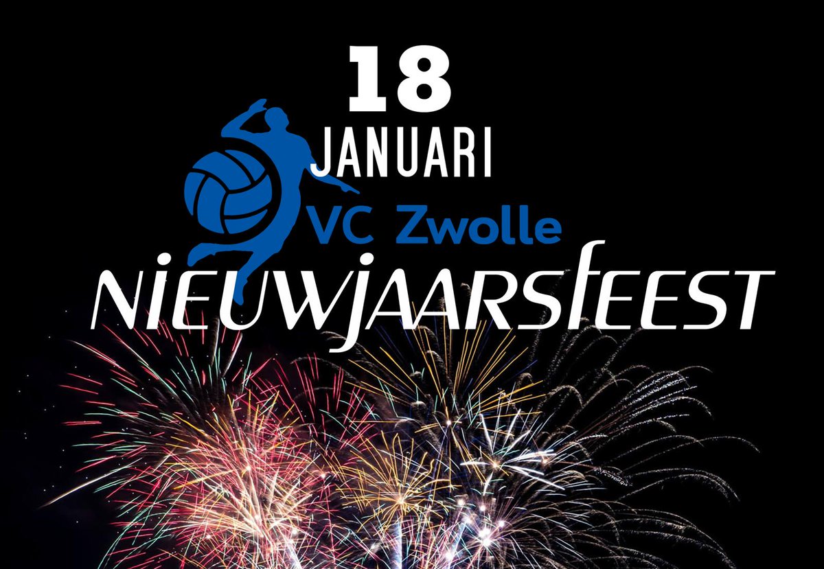 ZINiNFons's tweet photo. @VolleybalZwolle  Superzaterdag: Thuisprogramma; Nieuwjaarsborrel; Ledenvergadering; 20:00 uur Eredivisie Thriller Regio Zwolle - Peelpush + Dames 4 organiseert  NIEUWSJAARSFEEST. Samen knallen we 2020 in met een geweldig fuif
Locatie: Café Bloopers, Voorstraat, 21:00 - 00:00 uur https://t.co/uOloq7CYEo