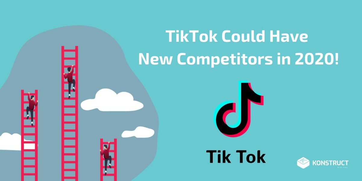 KonstructDigi's tweet photo. #TikTok could have some new competitors in 2020! 😱 
#Byte and #FireworkTV are entering the bite-sized video sharing space. We're excited to see what the new decade holds for social media! 💯 #KonstructDigital #GrowYourBusiness https://t.co/IudoooCr6U