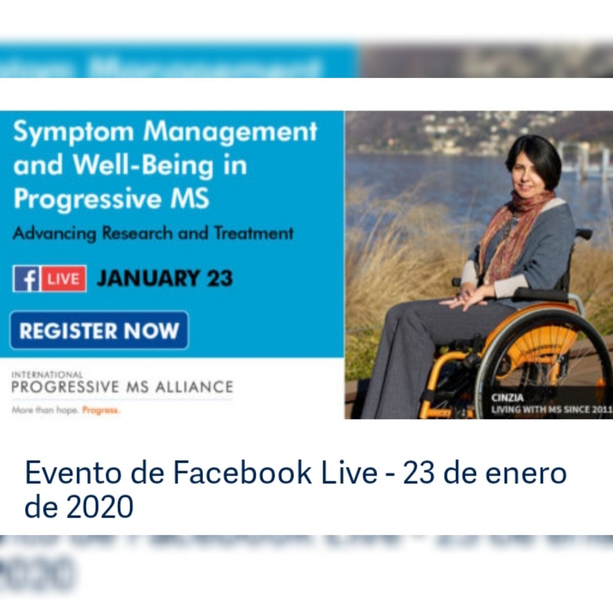 EMA_Argentina_'s tweet photo. 📣ABIERTO A LA COMUNIDAD!!!
El día 23/1 se llevará a cabo a través de Facebook Live, se podrá discutir acerca de la EM progresiva. Pueden anotarse en el link y llenar el formulario; la charla será solo en inglés 📌https://t.co/Dr9i07JrtM
#EMA #EM #vivirconEM #YoSoyEMA #MSFI https://t.co/BsyaTXN7V8
