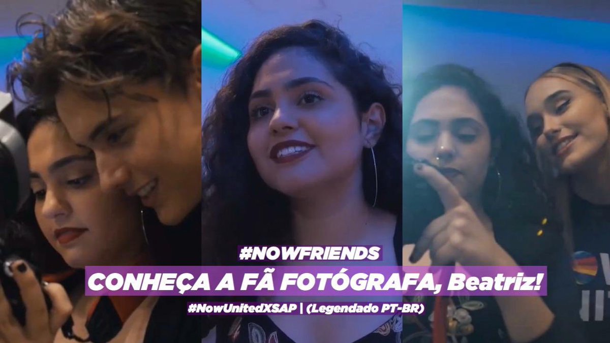 Vídeo novo traduzido pra vocês! 

#NOWFRIENDS: Conheça A Fã Fotógrafa, Beatriz | Now United X SAP (LEGENDA... youtu.be/T9L5eoiXBZ4