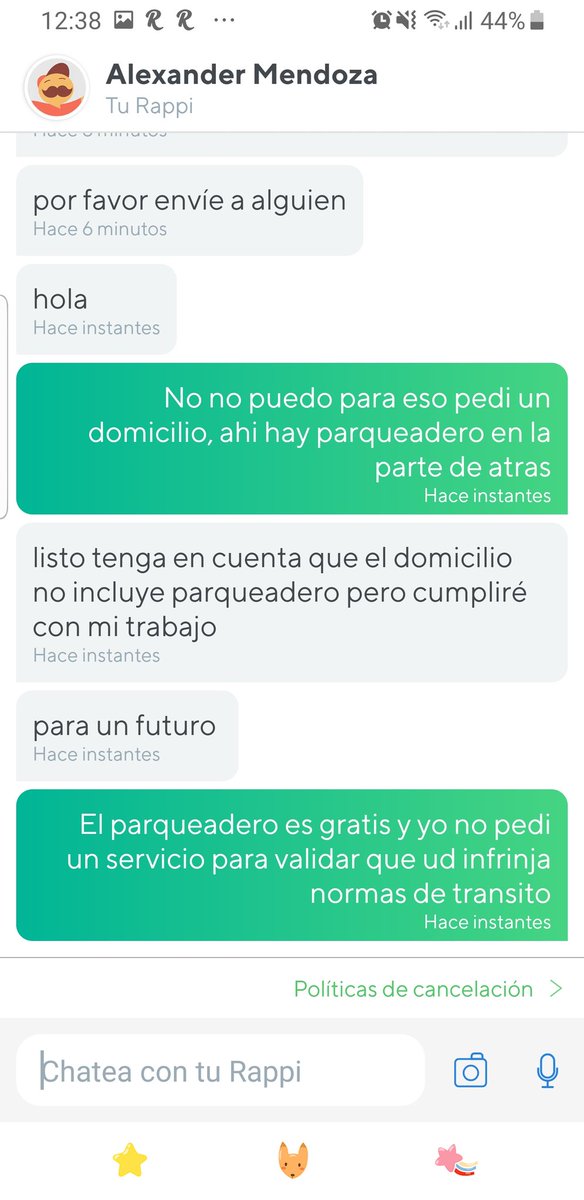 dianagc83's tweet photo. @Nat_Rappi sigo sin entender la lógica de tener que salir a buscar al rappitendero, el domicilio se pide por no poder o no querer salir y usar su app no implica que este de acuerdo con que parqueen donde NO es permitido https://t.co/0insv2NX1s