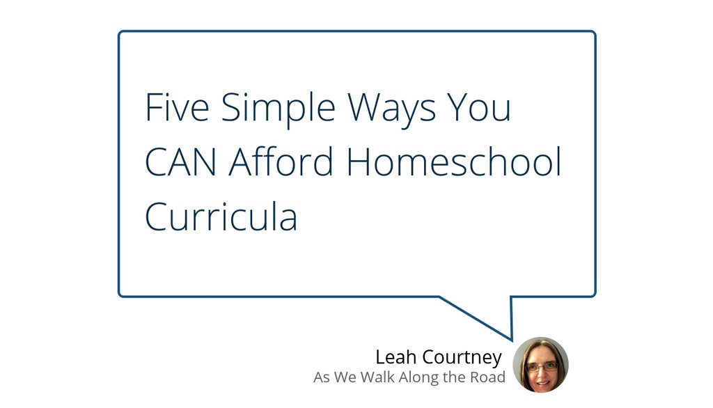 lcourtneymom's tweet image. Why buy something new if you can buy it used or borrow it for the year?

Read more 👉 lttr.ai/MOp1

#AsWeWalk #Homeschooling #HomeschoolCurricula