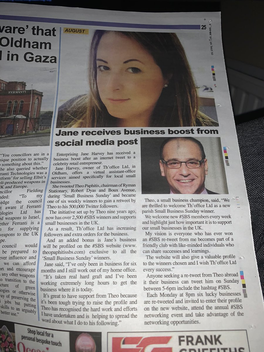 Look @ltd_th you are in the special edition of the <a href="/OldhamChronicle/">Oldham Chronicle</a> 😀👏 #OldhamHour