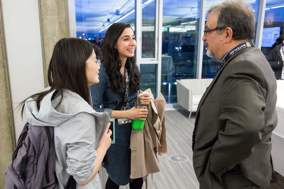 UWaterloo's tweet photo. Join @UWaterlooPres and other @UWaterloo leaders at the Feridun x Future Alumni Café for an informal discussion about the excitement of your upcoming graduation and to reflect on your time as #UWaterloo students for the class of 2020: https://t.co/P8ZzhOa9oJ https://t.co/5kfp4FZ1uA