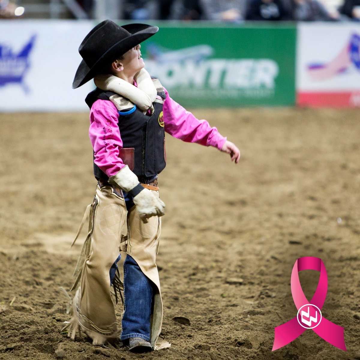 Hope everybody's in their pink today! The Pink Pro Rodeo presented by @Cigna starts tonight at 7pm. The @AmericanCancer Society will receive a $3 donation from each ticket purchased when you use the code CIGNA here: bit.ly/2u1NYiu

#CignaPinkRodeo #CignaMountainStates