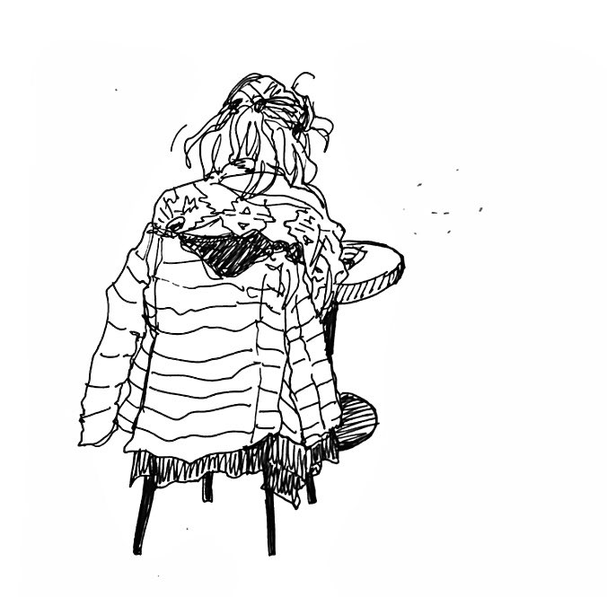 pen sketches from today 