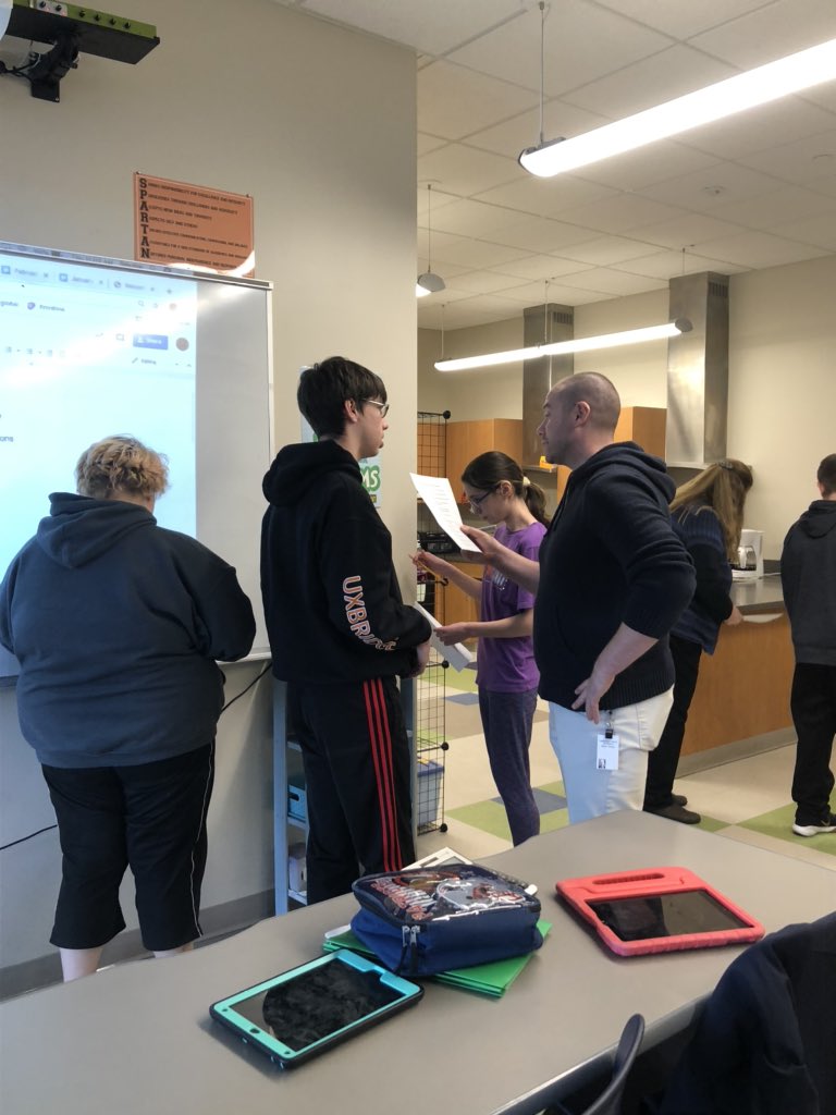 ASmutok's tweet photo. Around the room vocabulary practice in Social Studies. These students are ready for the midyear exam. #spartanpride #readyforexams @b_grady19 @UxbHSPrincipal @apdimeg https://t.co/y6GUyvKaja