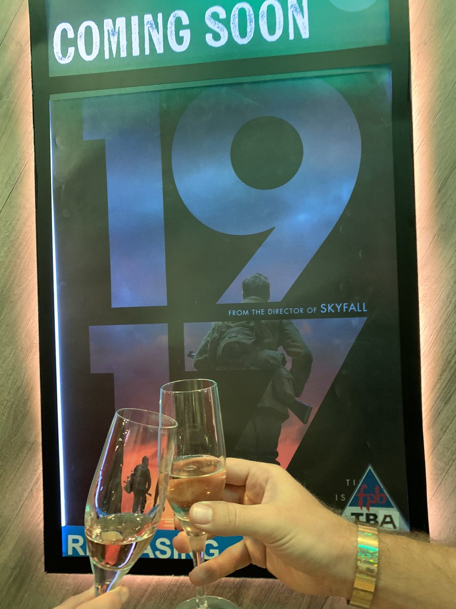thelouwkuls's tweet photo. This is how to #domoviesright and create a little #oskarbuzz #1917Movie @sterkinekor https://t.co/DhPGge3SVP