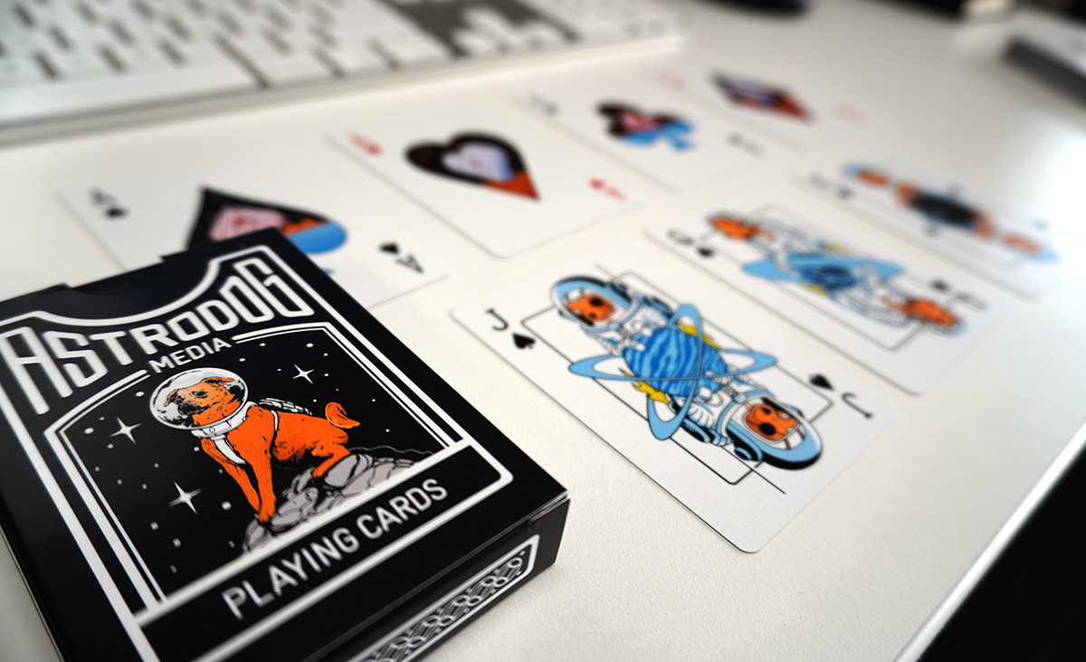 Thanks <a href="/AstrodogMedia/">Astrodog Media</a> for the sweet deck of cards - and screw Dan, he really should start organizing these outings if he's going to whine about it.