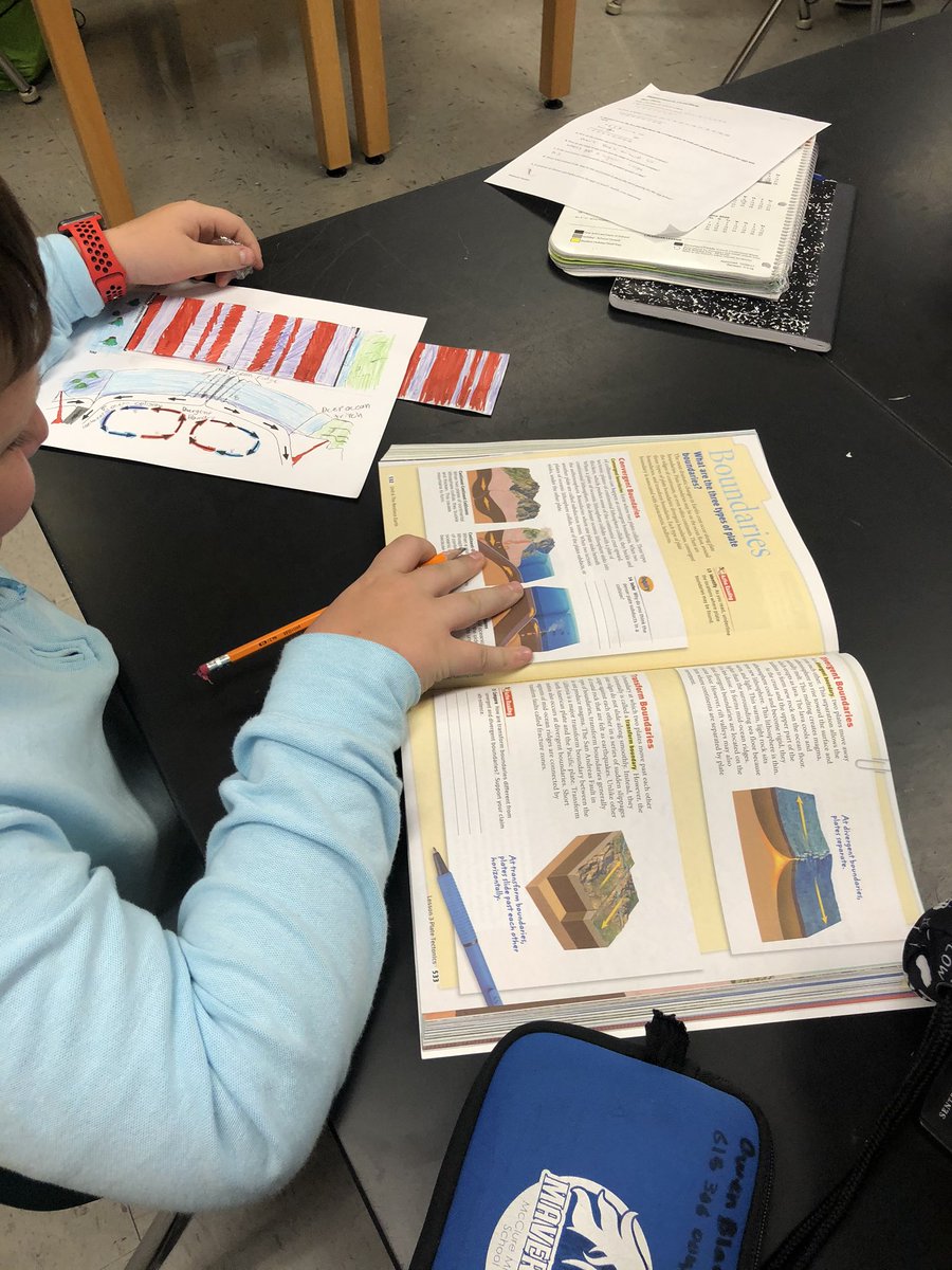 key_stem's tweet photo. Creating models of the ocean floor to represent divergent and convergent boundaries. https://t.co/27g39DIMAU