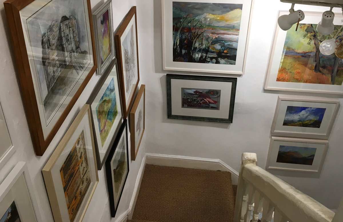 yorkartworkers's tweet photo. All change @pyramidgallery our exhibition is almost hung. Join us on Saturday for the exhibition launch #ArtInYork 🏞🖼🌄 https://t.co/naXeZqwxpy