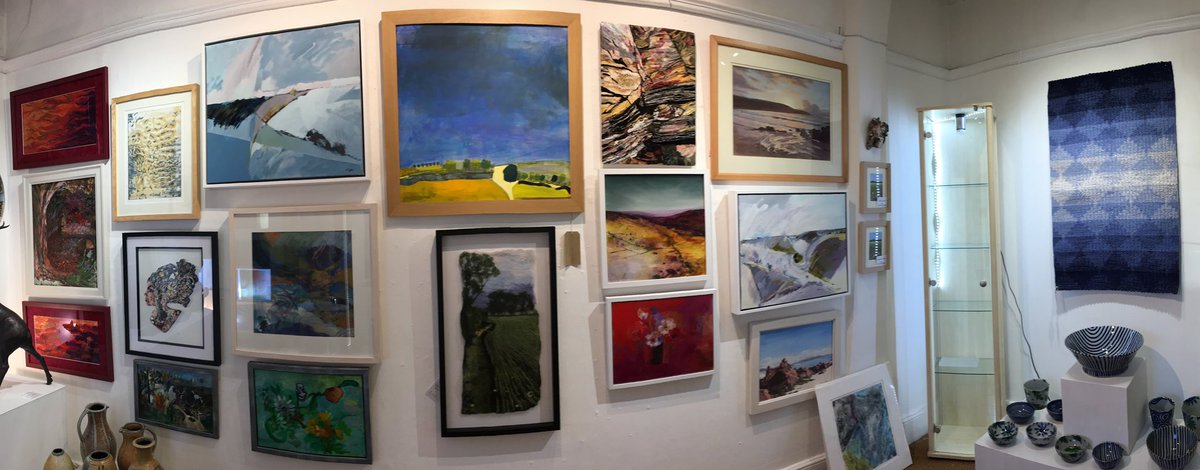 yorkartworkers's tweet photo. All change @pyramidgallery our exhibition is almost hung. Join us on Saturday for the exhibition launch #ArtInYork 🏞🖼🌄 https://t.co/naXeZqwxpy