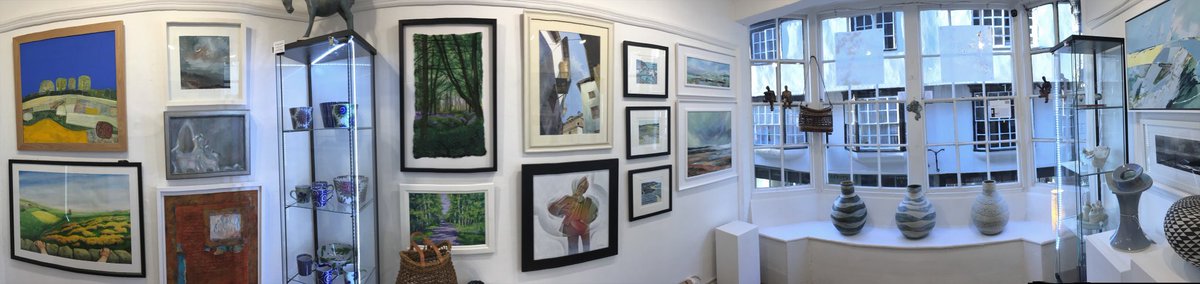 yorkartworkers's tweet photo. All change @pyramidgallery our exhibition is almost hung. Join us on Saturday for the exhibition launch #ArtInYork 🏞🖼🌄 https://t.co/naXeZqwxpy