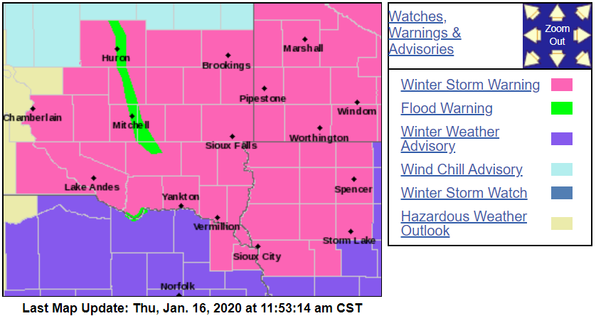 Marshall_MN's tweet photo. Marshall is included in a Winter Storm Warning from Friday at 8:00 AM to midnight and a Winter Storm Watch from midnight Friday through Saturday afternoon. https://t.co/q3lKlkwvmT