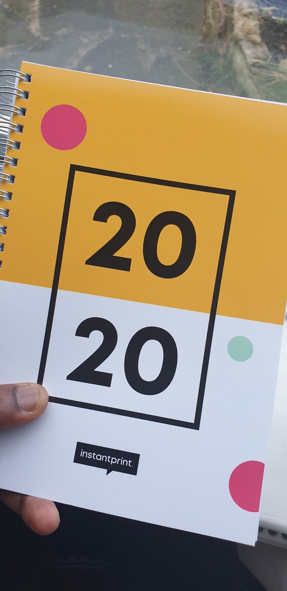 optimuswebst's tweet photo. @instantprintuk Thank you Team Instantprint for nice 2020 diary just received. https://t.co/GSbz3abORy
