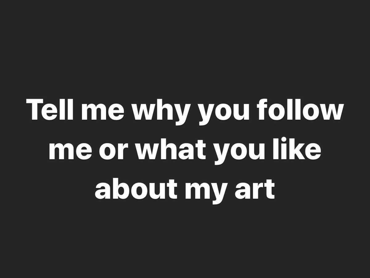 LacrimaArt's tweet photo. Yes, I saw and stole it. 😳
I´m really curious to know how many followed me because of my content. You are also free in telling me what you miss or suggest me what to do better. 💖
#whydoyoufollowme #artistmeme #artmeme #ArtistOnTwitter #artist #tellmewhy #realfollower https://t.co/17P3FfNF5n