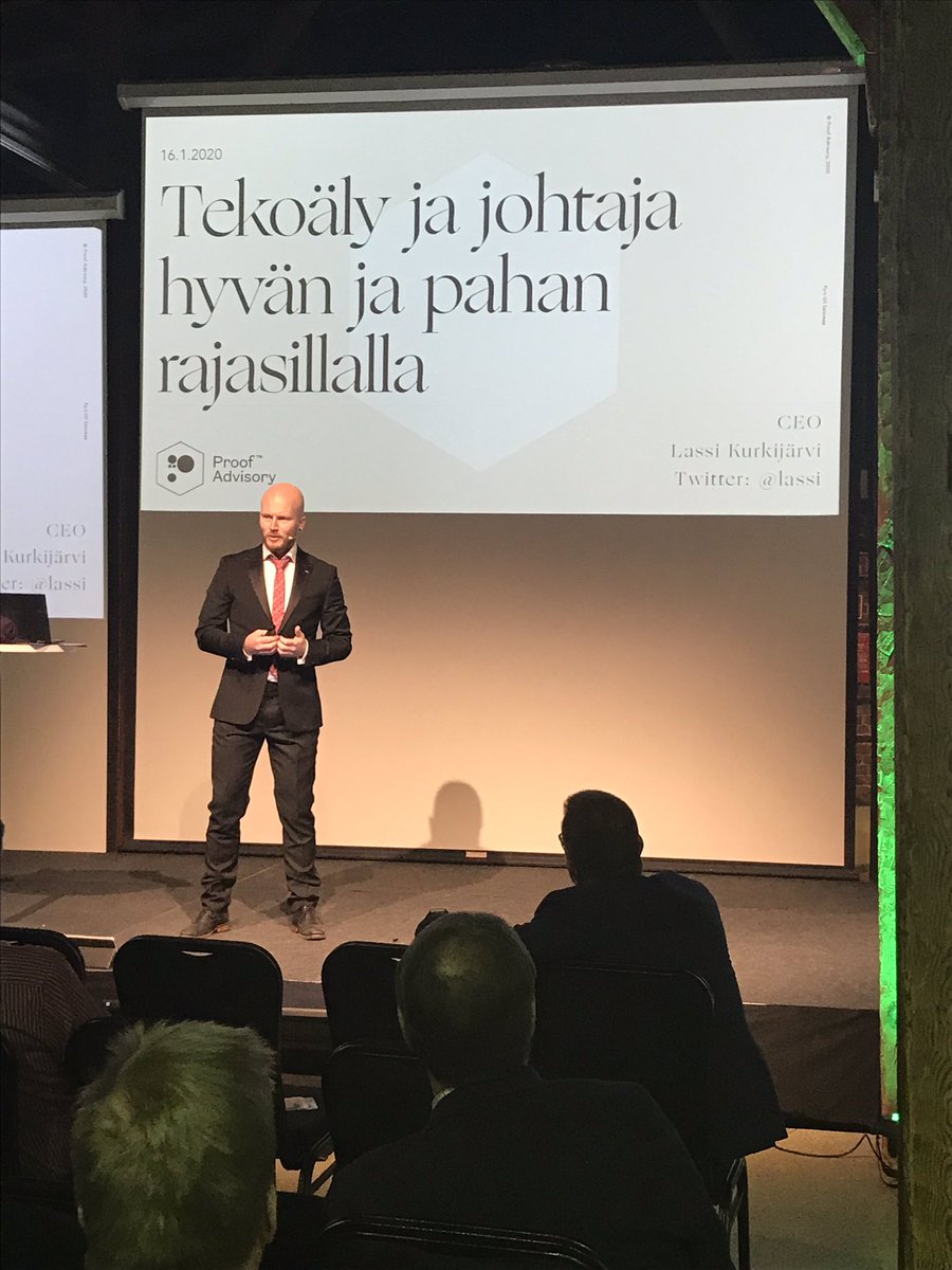 How to build future-proof services? <a href="/lassi/">Lassi Kurkijärvi</a> guides us through the #DigitalEra and how to benefit from #ArtificialIntelligence ! #Leadership
#DJP2020 #learnBT #manageBT #BusinessTechnology