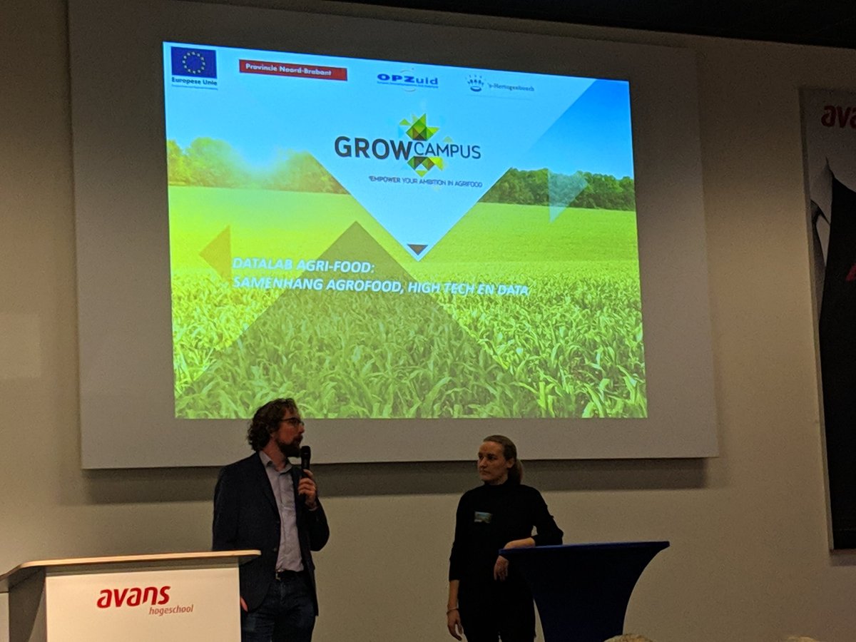 Opening Datalab Agrifood <a href="/AvansHogeschool/">Avans Hogeschool</a> met presentatie van collega's Ilse Christianen en Gerben Hofstra @HAShogeschool