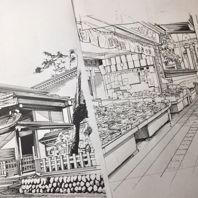 見覚えのありまくる背景描いてる(*^ω^*) 
