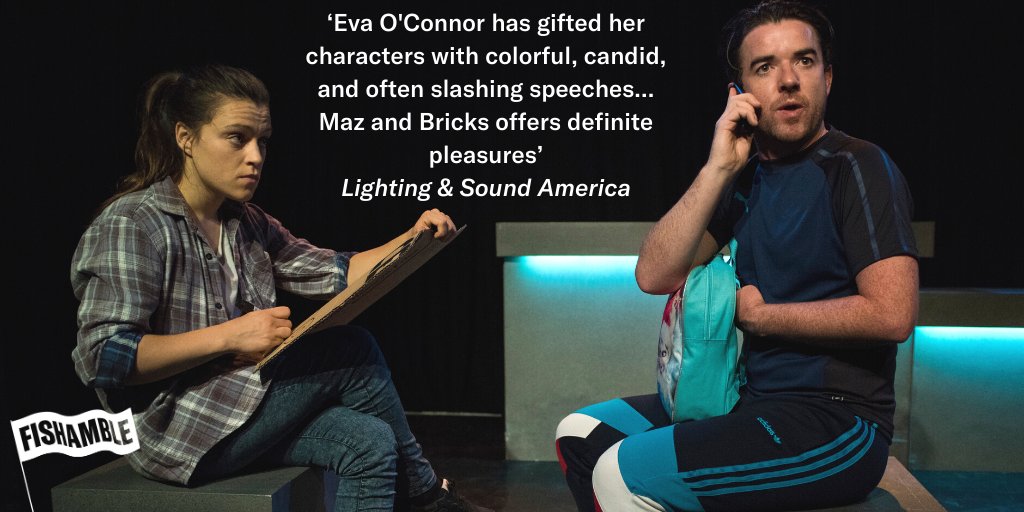 Fishamble's tweet photo. Reviews are in for #MazandBricks! Don't miss this critically-acclaimed play by @EvaO_Connor at 59E59 Theaters, as part of Origin Theatre Company #1stIrish, until 2 Feb 2020.
Book now: https://t.co/Nj7ep1JR40 https://t.co/pq9gORwOgg