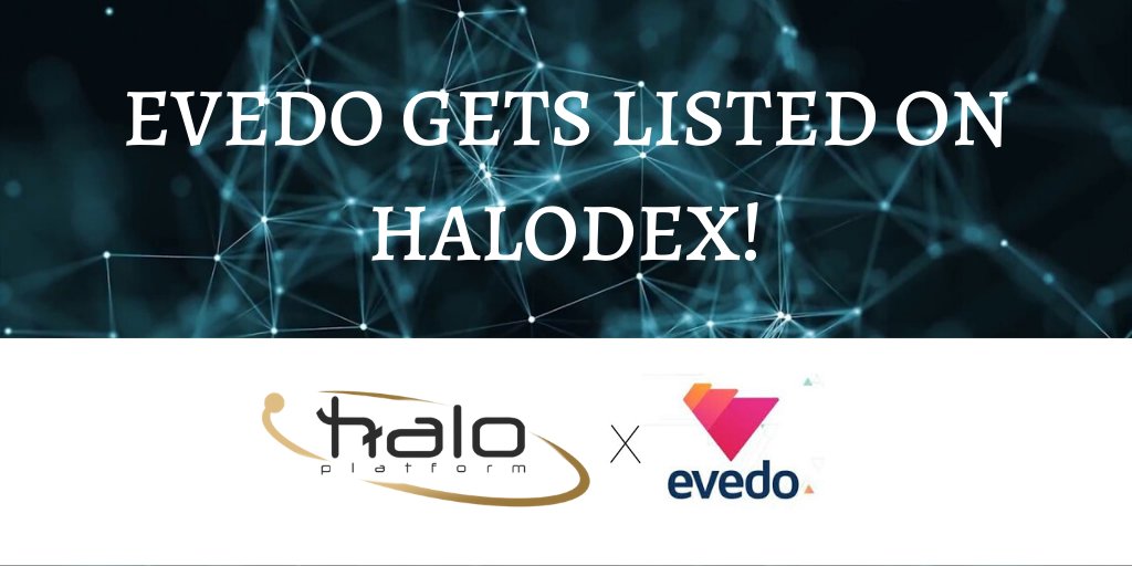 FarukAlgn1's tweet photo. Evedo HaloDeX'te Listeleniyor!
Bugün en modern merkezsiz borsalardan biri olan HaloDeX Borsası, Evedo'yu listeledi!
Desteklenen ticaret çifti EVED / ETH'dir.
Sosyal Medya sayfalarından takipte kalın;
🔹 https://t.co/pWuvxmXkrv
#Halodex #Haloplatform #Halo #Evedo #EVEDtoken https://t.co/qBabRIDAqZ