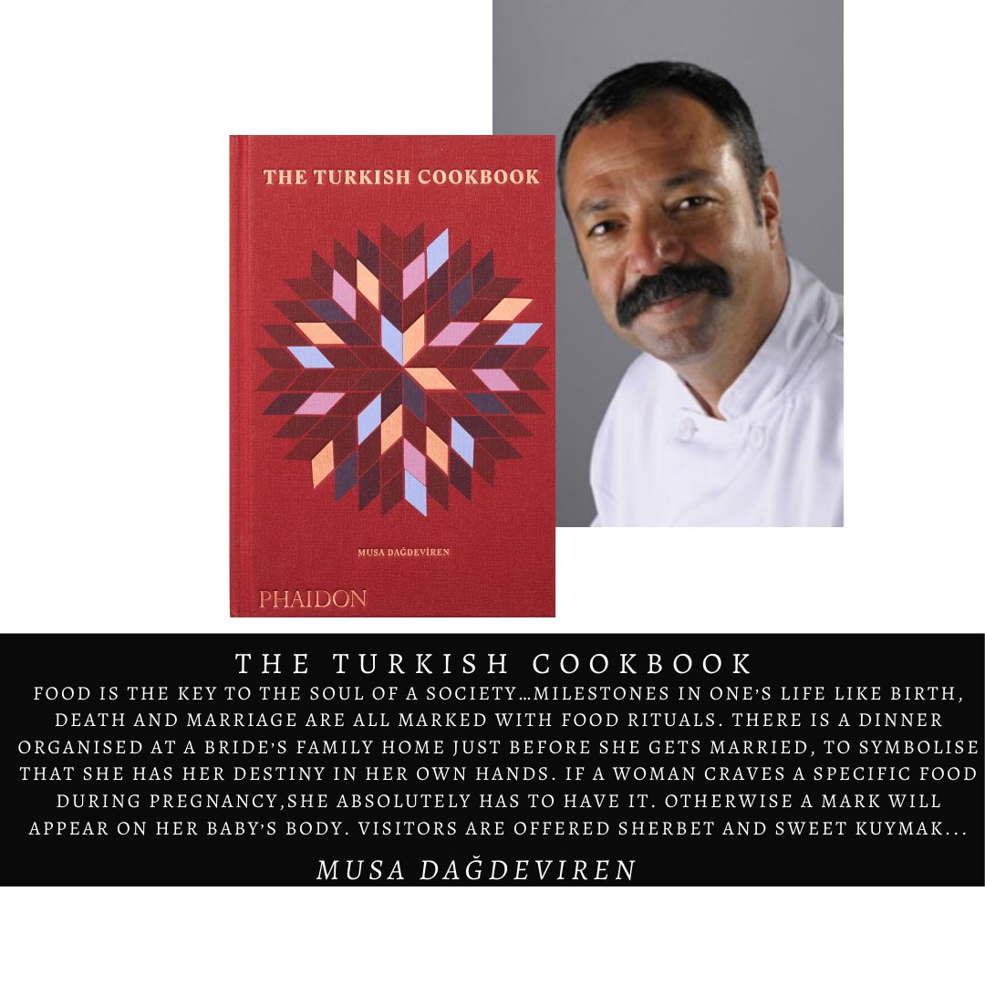 AndreSimonAward's tweet photo. The Turkish Cookbook has 550 recipes of hearty, healthy Turkish cuisine, from the leading authority on Turkey's unique food traditions, Musa Daĝdeviren, as featured in the Netflix documentary series Chef's Table #musadagdeviren @phaidonsnaps @phaidonfood @nikisegnit @xantheclay https://t.co/zeu7054rGG