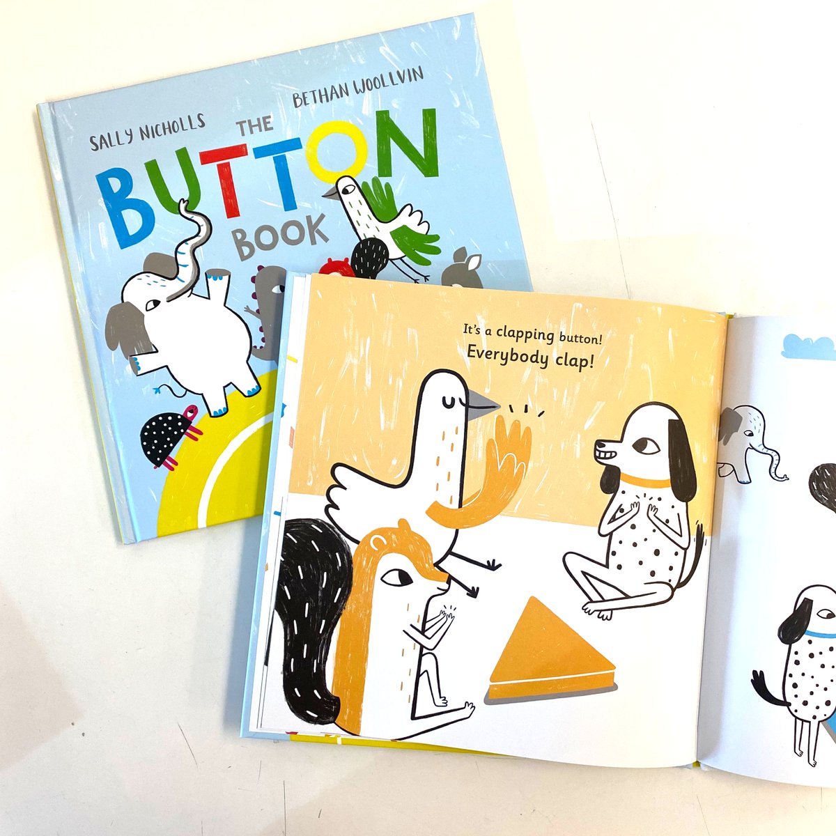 TundraBooks's tweet photo. "British writer @Sally_Nicholls' simple, silly narrative and @bethanwoollvin's colorfully childlike illustrations result in a fun picture book that incorporates shapes and colors and that can be used at home and in libraries and classrooms."-@KirkusReviews https://t.co/Ou7wfMCcOi https://t.co/IEU2gjmBXz