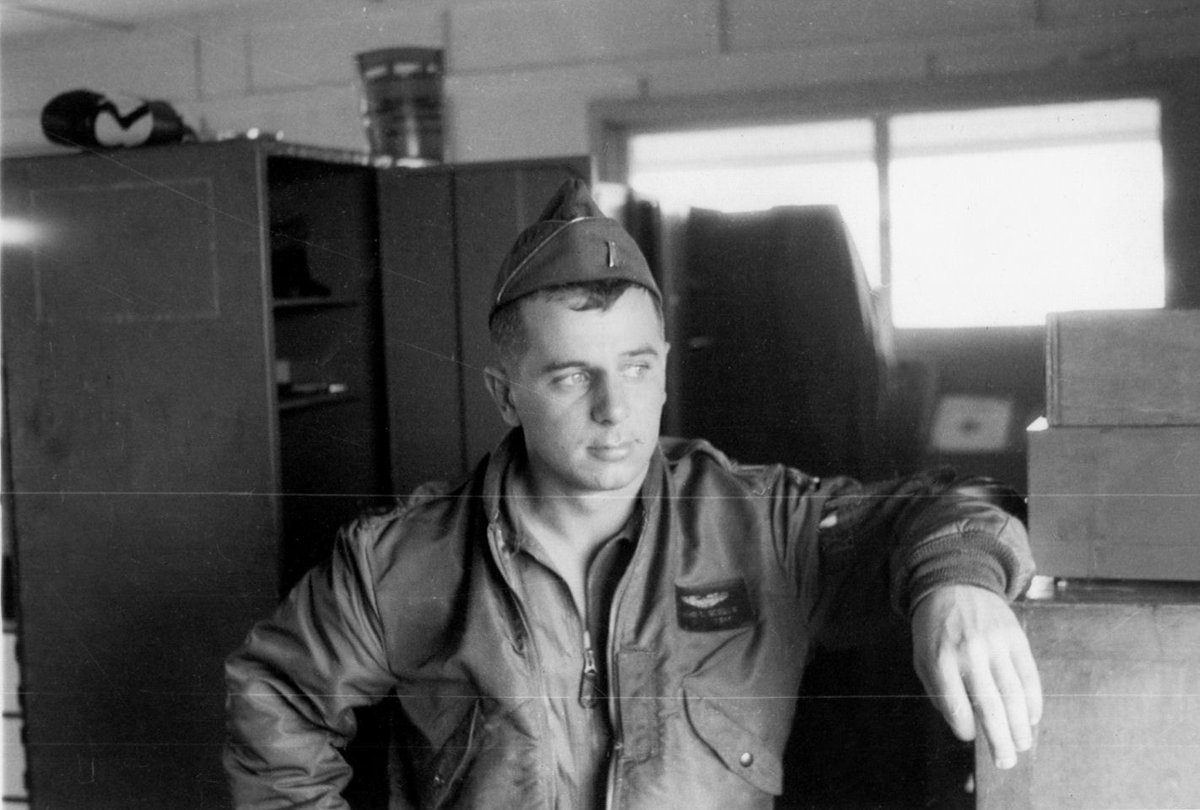 SurroundUsNow's tweet photo. A snapshot of Uncle Johnny, a pilot in World War II.
_ 
We believe in digitizing and restoring old family photos so that pieces of your personal family history can live in the here and now. Are yours protected? Message us today to get started. https://t.co/ZF995MaKHx