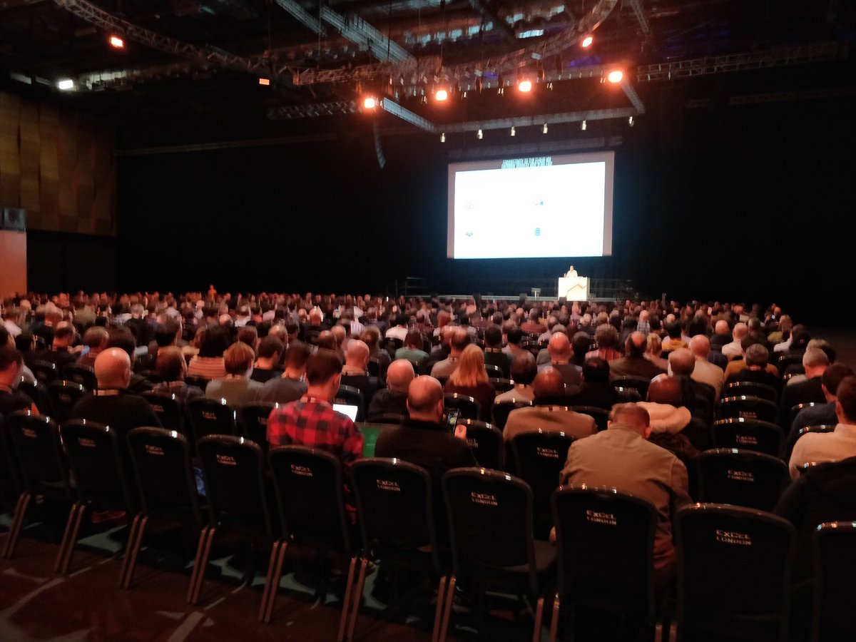 OrwinRob's tweet image. Packed room for the #PowerPlatform session at #IgniteTheTour keeping an eye out for the @GSTTnhs team. 🤓