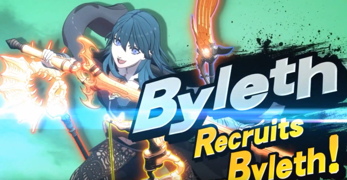 DayOneUpdates's tweet photo. Byleth marks another Fire Emblem character. Sorry Dante hopefuls! 

"Too many swordsmen, are there?" - Sothis

#SmashDirect https://t.co/KbllMVyJvW