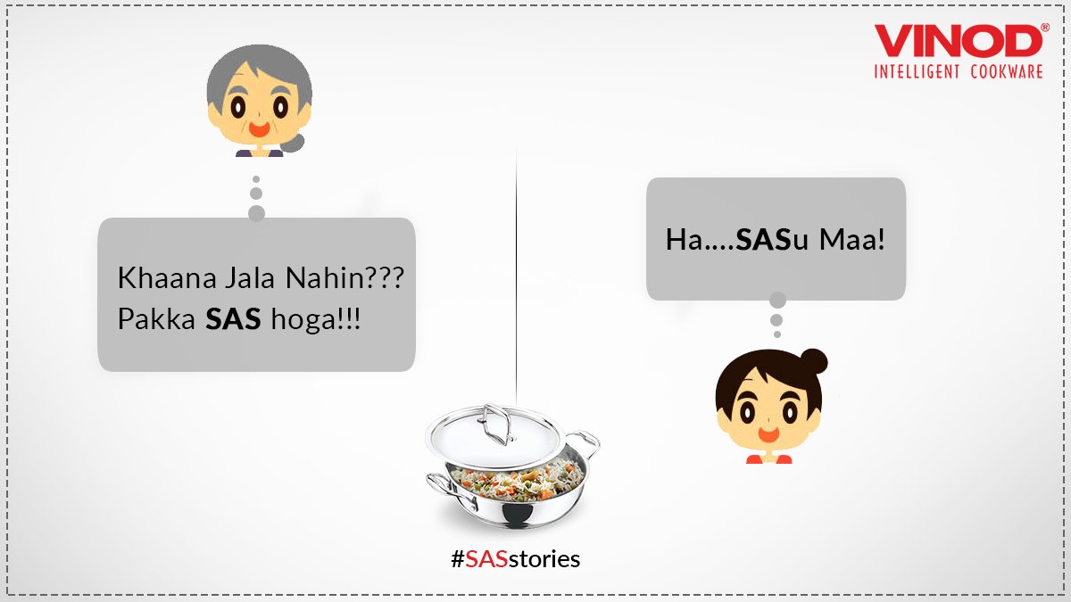Vinod_Cookware's tweet photo. Ab Har Ghar Ki Yahi Kahani - #SASstories 

#VinodCookware #VinodSASMetal #SASMetal #SASCookware #PlatinumTriplyCookware https://t.co/Zac4MUmRll