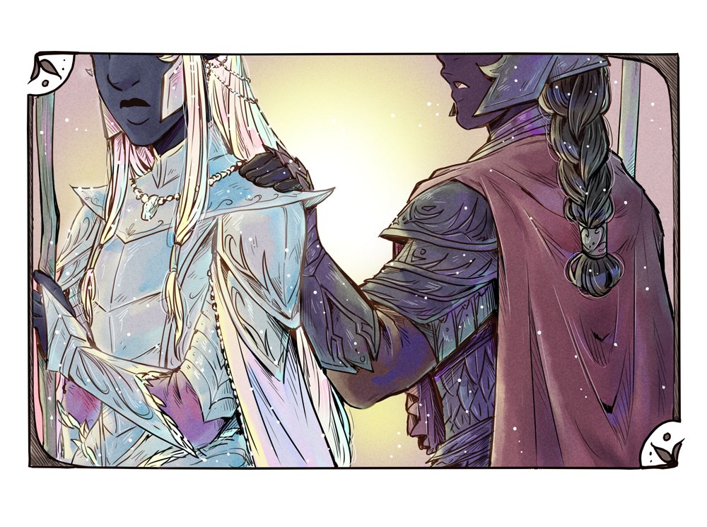 TriaElf9's tweet photo. ~Across Lifetimes~

#CriticalRoleArt #criticalrole #criticalrolefanart https://t.co/99GLdVcQsu