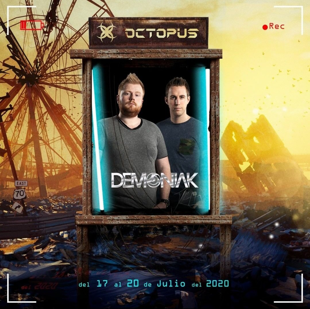 caveloud's tweet photo. 🔴 #ÚLTIMAHORA || Nueva confirmación por parte de @FestivalOctopus
☢️ ¡El dúo #Demoniak estará presente este julio en Alicante! ☢️ https://t.co/gW5q0qraw7 https://t.co/07pHkPqGMC