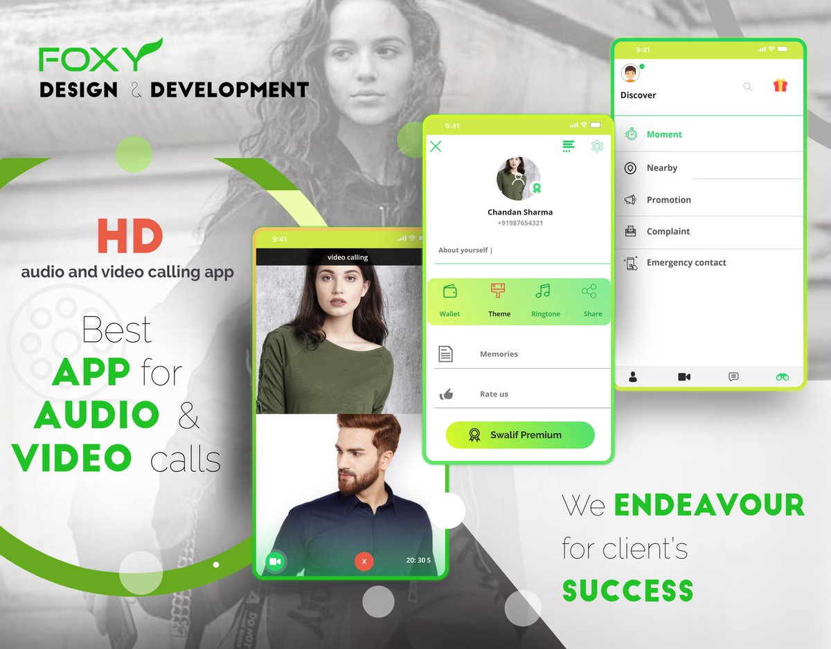 FoxyTechnology's tweet image. Get Developed HD audio and video calling app

#mobileappdevelopement #iphonedeveloper #foxytechnologies #softwaredevelopment

foxytechnologies.com