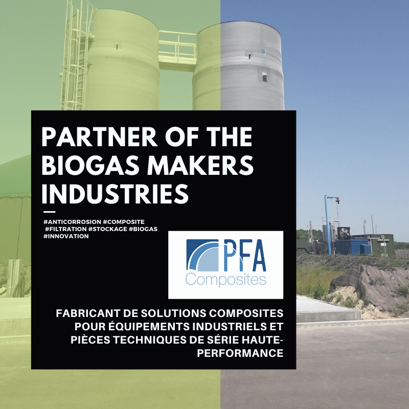 <a href="/boutet_franck/">PFA COMPOSITES</a> leader français n°1 dans le domaine du stockage des co-produits liquide destinés au marché du #biogas #biogaz