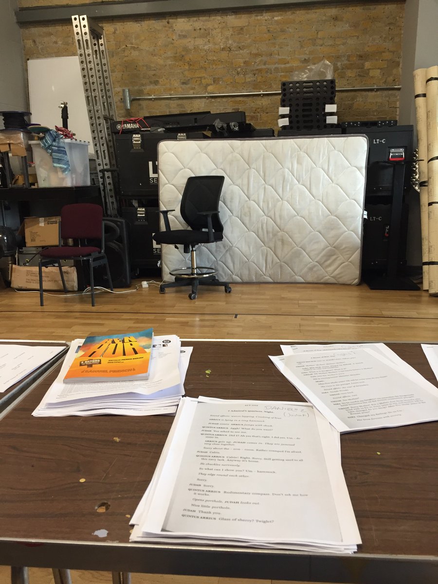 joseph_omalley's tweet photo. It’s audition day 1 for Ben Hur. Some brilliant people already. What fun! @theBarnTheatre https://t.co/lEc770g89J
