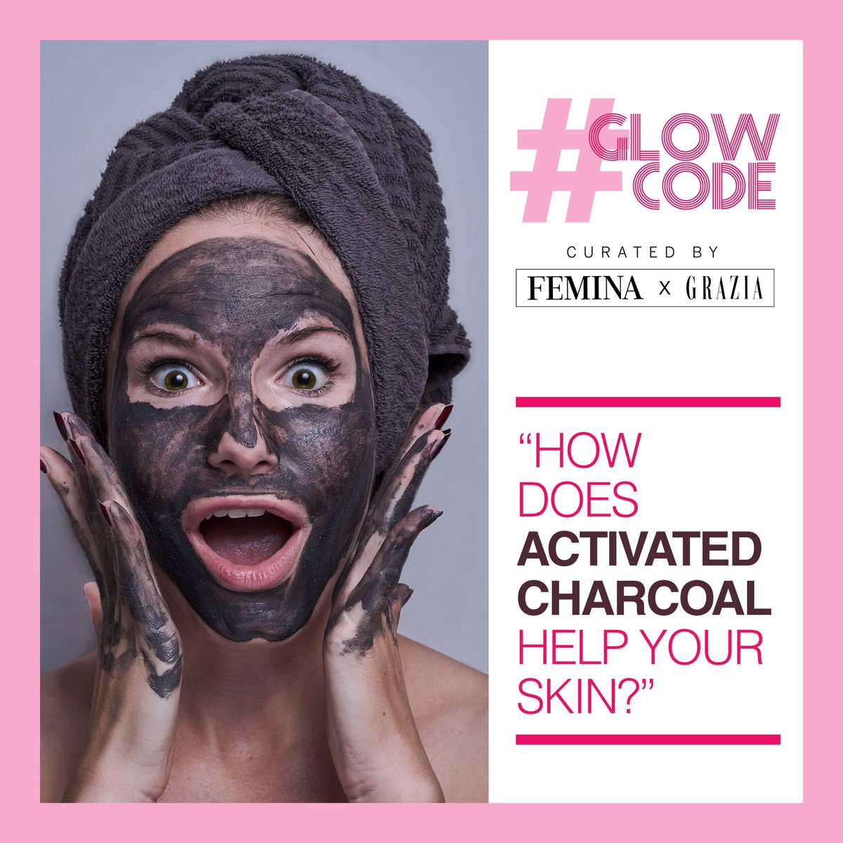 GraziaIndia's tweet image. Activated charcoal has multiple skin benefits and if you&apos;ve been wondering how to include this ingredient in your regime, #GlowCode by #FeminaXGrazia has just the fix you need. Tell us what you know about activated charcoal and tag a friend who should try it out, stat. #BeautyBox