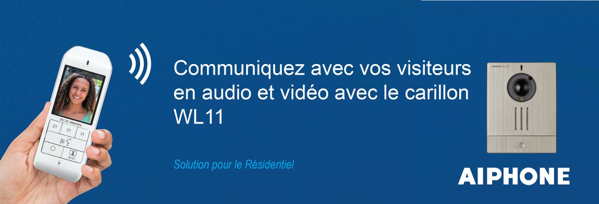 AiphoneFrance's tweet photo. WL11 la solution vidéo sans fil pour sécuriser votre maison 
https://t.co/gQZ2xj1m20 https://t.co/6fu5cFF9lR