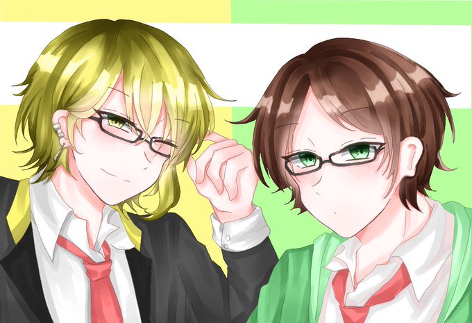 眼鏡男子好きのtwitterイラスト検索結果
