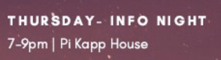 Join us tonight at the house to hang with the guys!