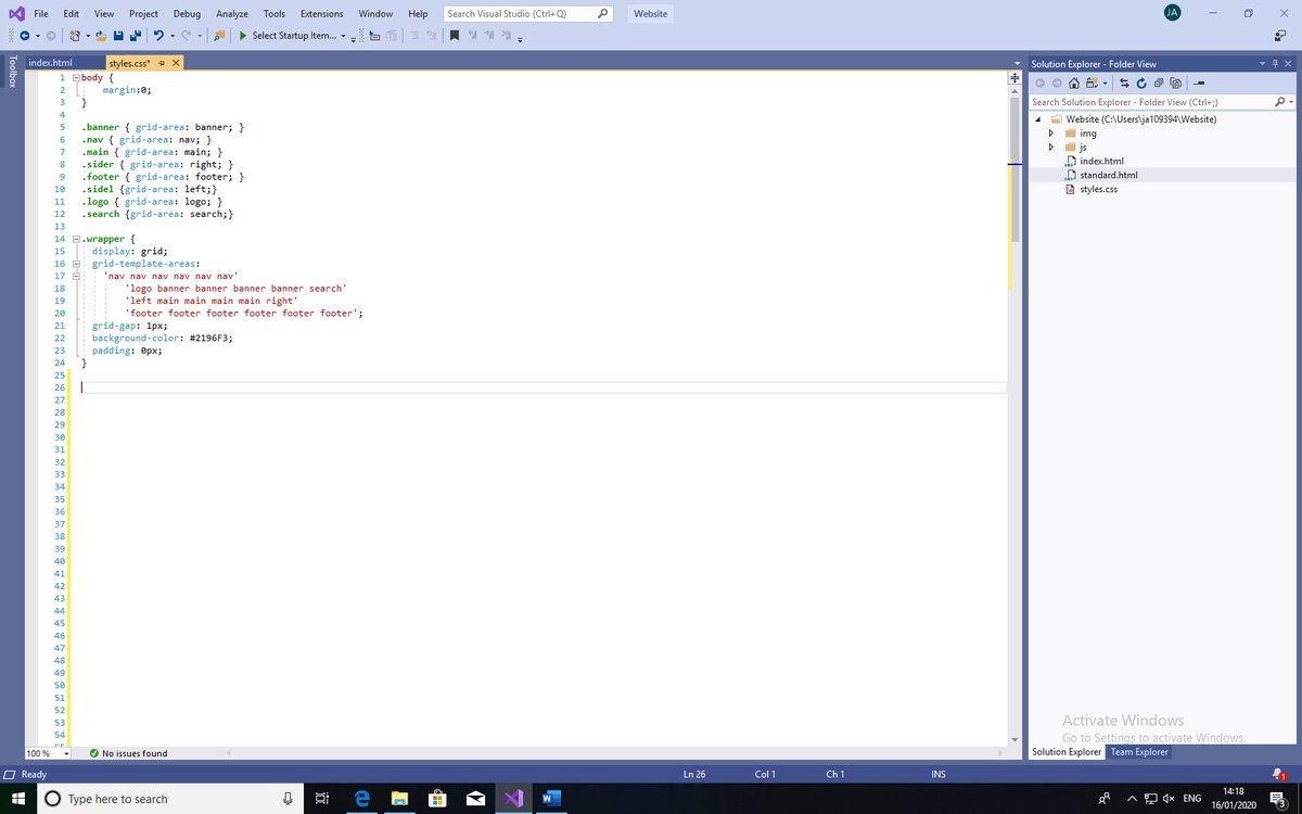 HcictJ's tweet photo. This is the start of my CSS :) https://t.co/svHExpoCqO