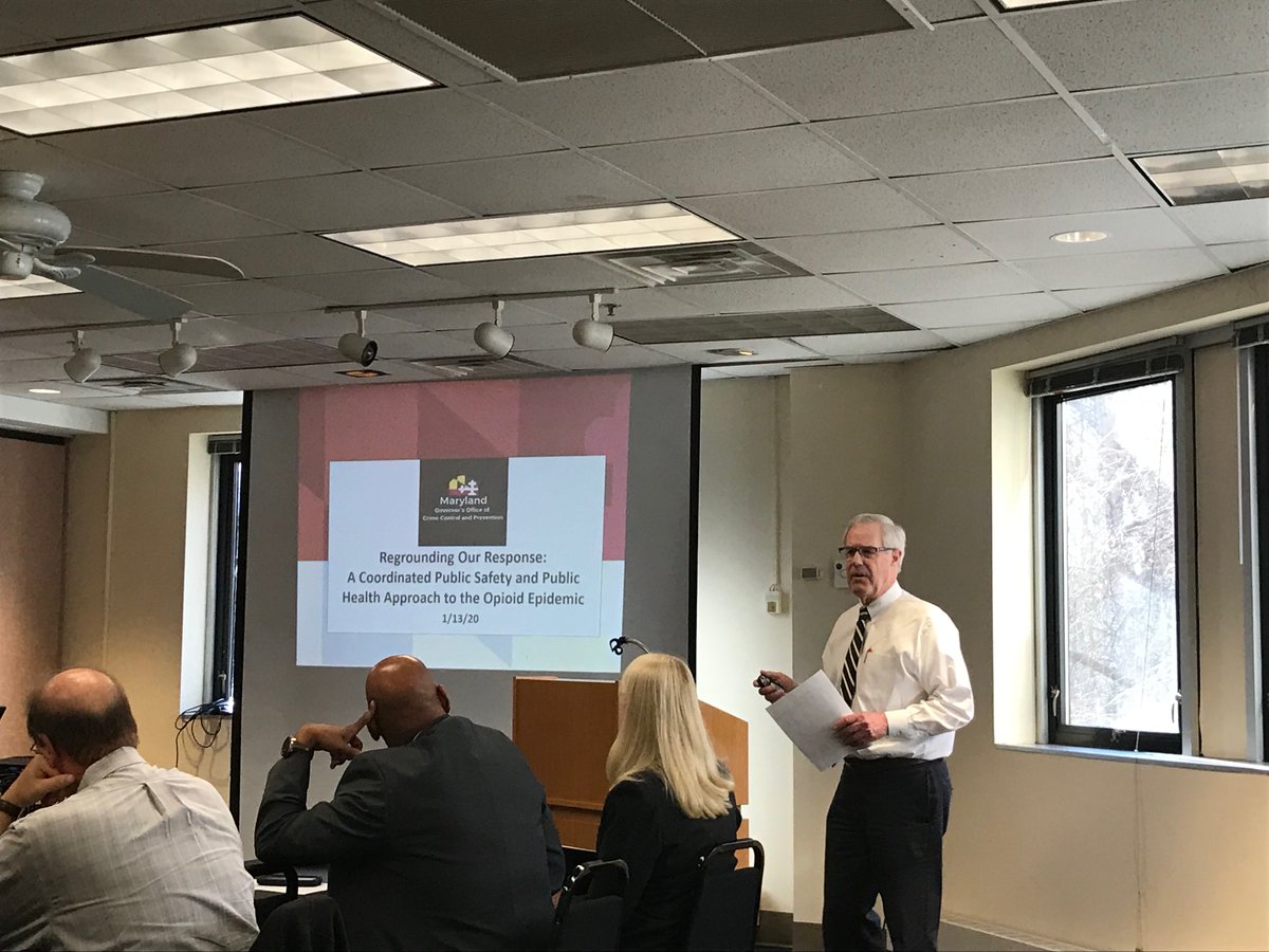 MarylandGOCCP's tweet photo. (1/2) Working for #ASaferMD: Wednesday, @MarylandGOCCP presented to @BeforeIts2Late State Partner Briefing. Kelly Gorman provided an introduction to Handle with Care Maryland - and Jim Hedrick gave an update on the Law Enforcement-Assisted Diversion program expansion. https://t.co/ARrc60nG4w