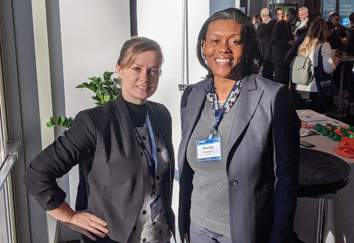 PluribusD's tweet photo. We've got Brandy and @victori_ousg at the #HealthITSummit today! Find them and say hello @AFCEABethesda https://t.co/WfRI9aHnS4