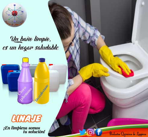 LinajedDios2013's tweet photo. La clave de un baño limpio es un inodoro reluciente. Con Cloro Jabonoso y Desinfectante Linaje, puede limpiar y desinfectar el inodoro rápidamente para mantener el baño con una sensación fresca e impecable.#CloroJabonoso
#Desinfectante
#UtensiliosdeLimpieza
Y más
#felizjueves https://t.co/F59SSb87i2
