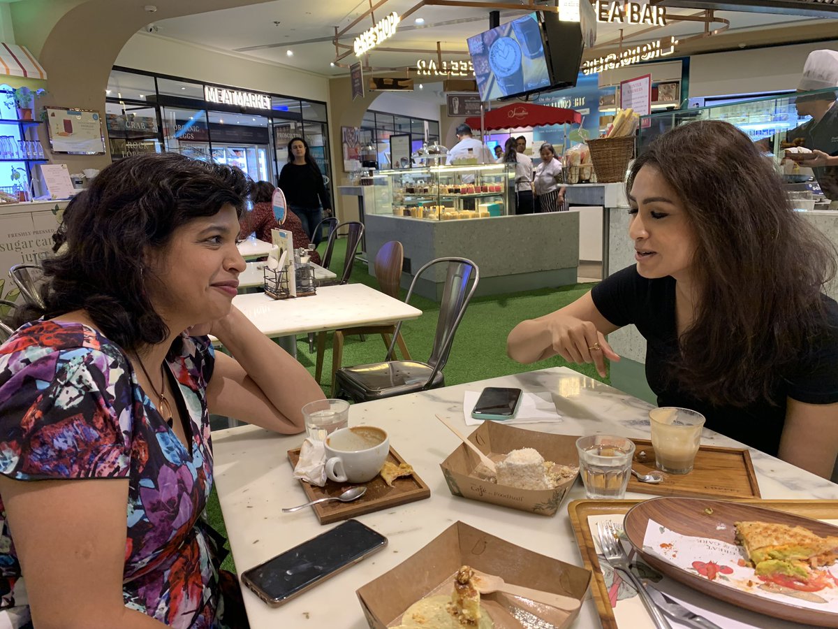 asafinc's tweet photo. In conversation with ethereal Bollywood and Sri Lankan cine star Pallavi Subhash. @PallaviSubhash @NGholkar @aashish_ag https://t.co/QeawWQuZj8