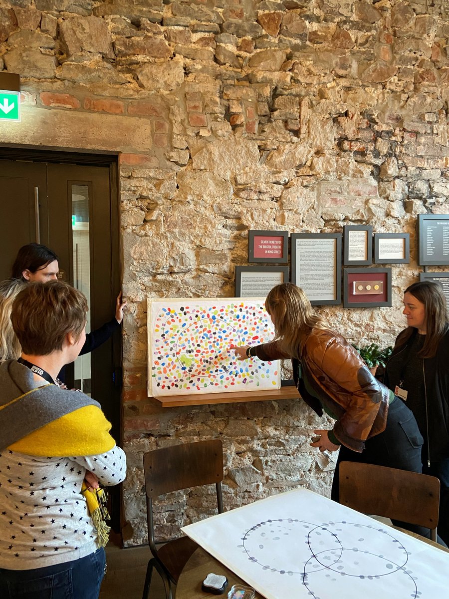 BristolOldVic's tweet photo. We're thrilled to have been joined today by @ElaineRartist to participate in her ongoing SPOTtimespotTIME social fingerprint document and add our creative marks to the mix! #fingerprintofunity
Find out more about the project here: https://t.co/CZIJCCKDtg https://t.co/mldA9sVUIW